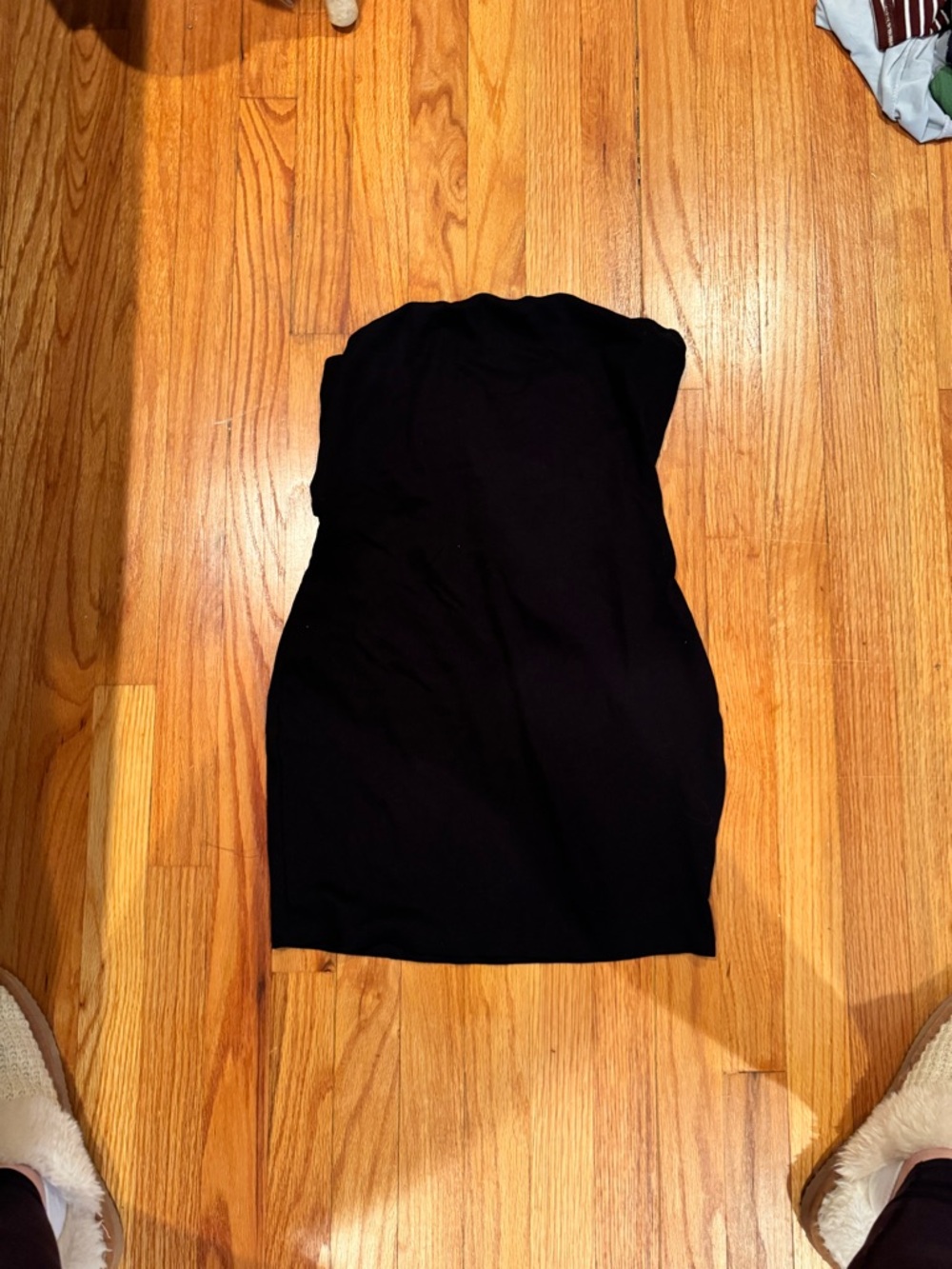 SHEIN Black Ribbed Top